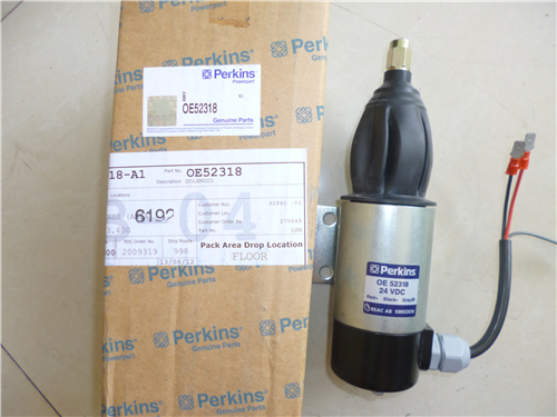 Perkins 4012柴油發(fā)動機(jī)發(fā)電機(jī)589/91電磁停機(jī)閥